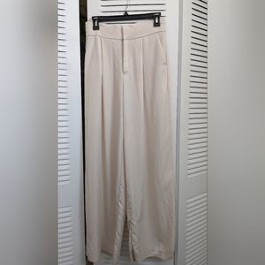 Zara Cream Wide Leg Pants